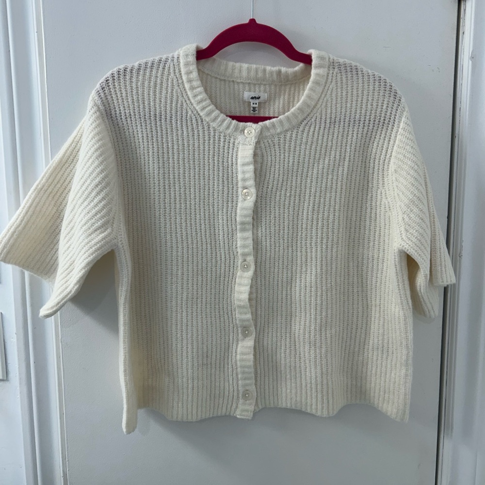 Aerie Short Sleeve Cardigan
